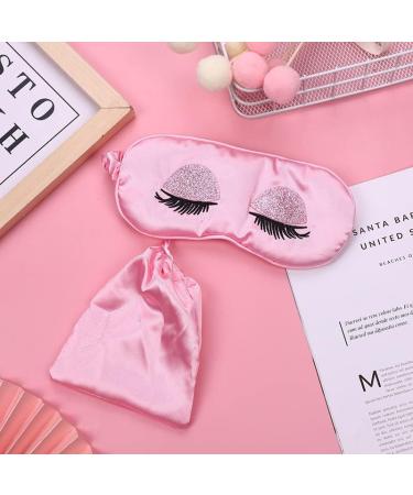 Premium Satin Eye Mask for Sleeping | Soft Silk Sleep Mask for Women & Girls | Breathable Travel Eyeshade with Elastic Strap - Buy Online on GoSupps.com