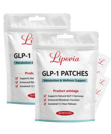 Lipovia Glp-1 Patches Natural Ingredients Glp1 Patches for Firming with Dandelion Fennel Artichoke Ginger & Turmeric Skin and Energy for Men and Women Body Care - 60 Patches 2