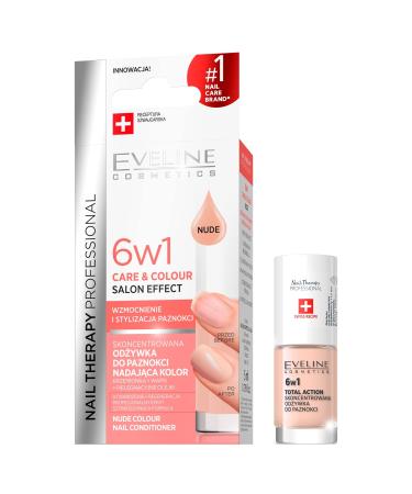 EVELINE Nail Therapy 6in1 Nude NAIL Conditioner - Buy Online on GoSupps.com