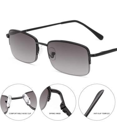 Buy Women Men Full Tinted Reading Glasses - UV400 Sun Protection Blue Light Filter Spring Hinges Non Bifocal 3.5 Diopters | Shipping Worldwide - Buy Online on GoSupps.com