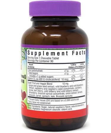Bluebonnet Nutrition Rainforest Animalz Vitamin D3 - Chewable Mixed Berry Tablets (400 IU, 90 Count) - Buy Online on GoSupps.com