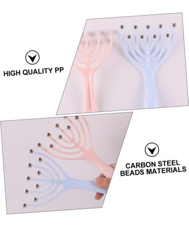 TOVINANNA 2-Piece Scalp Massager Tool - Ultimate Relaxation & Hair Care | International Shipping Available - Buy Online on GoSupps.com