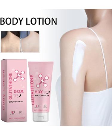 Glutathione 50x brightening body lotion Glutathione Niacinamide body lotion Glutathione skin cream - Buy Online on GoSupps.com