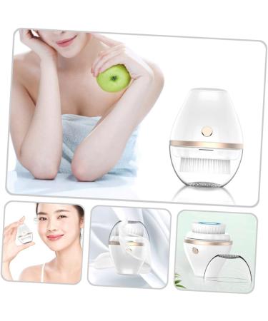 POPETPOP Electric Facial Cleanser Charging Facial Brush Face Cleaning Tool Washing Brush Portable Facial Brush Face Washing Equipment Scrub Brush Girl Detergent Abs Plastic White - Buy Online on GoSupps.com