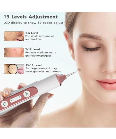 HpLNDas Plasma Pen Needle Set Skin Flap Removal Pen 19 Intensity Levels and LED Light with Replaceable Needle for Face Body Warts Freckles Nevus Age Spots - Buy Online on GoSupps.com