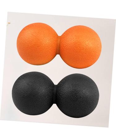 Healeved 2pcs Back Roller Yoga Ball - Peanut Massage Ball for Deep Tissue & Muscle Relief | International Shipping - Buy Online on GoSupps.com
