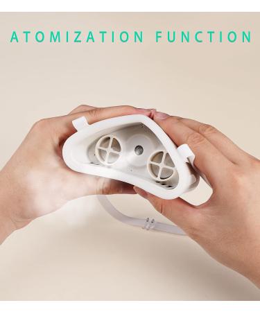 Anti Snoring Device with Fogging Mode, 3-Speed Wind Adjustment, and Fixing Strap - White | Men and Women - Buy Online on GoSupps.com