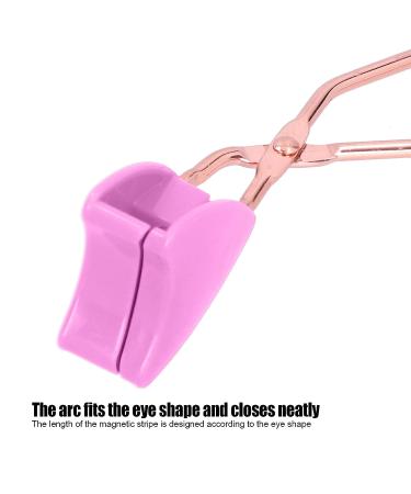 Magnetic False Eyelash Applicator Tool - Professional Stainless Steel Tweezers for Easy Application and Removal (Rose Gold/Purple) - Buy Online on GoSupps.com