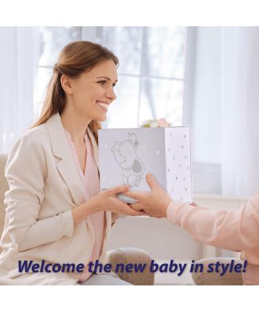 Baby Box Shop Unisex Baby Gift Set - 7 Essential Items for Newborns | Gender Neutral New Baby Hamper for Baby Shower & Gender Reveal Gifts - Buy Online on GoSupps.com