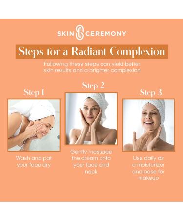 Skin Ceremony Collagen & Vitamin C Moisturizer - Brightens Skin Reduces Fine Lines & Wrinkles - Anti-Aging Dermatologist Tested Clean Beauty Korean Skin Care - 1.69 FL.OZ. - Buy Online on GoSupps.com