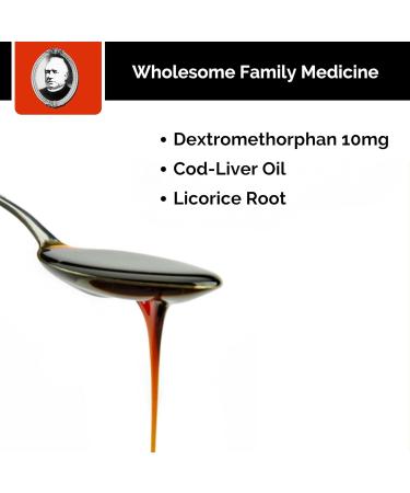 OAKHURST COMPANY Father John s Cough Medicine Original Licorice Flavor Cough Syrup for Adults and Ages 6+, Dextromethorphan HBr 10mg, Cod Liver Oil Base for Throat and Coughing (8 Fluid Ounces) - Buy Online on GoSupps.com