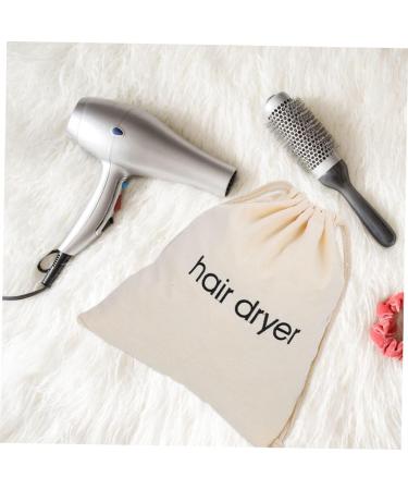 Healeved 4pcs Hair Dryer Storage Bag Straightener Travel Pouch Anti-scratch Bags Portable Dryers Beige Fabric - Buy Online on GoSupps.com