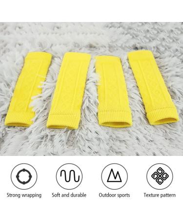 Buy Dongker Dog Elbow Protection - 4 Pieces Warm Elastic Leg Warmers for Small & Medium Dogs and Cats | Knitted Leg Wound Protection XL - Buy Online on GoSupps.com