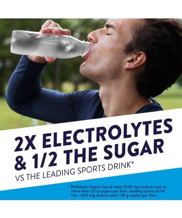 Pedialyte Electrolyte Solution 33.8 Fl Oz Unflavored Hydration Drink - Pack of 4 - Buy Online on GoSupps.com