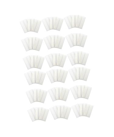 MAGICLULU 120 Sheets Eyelid Tape Fiber Metal Hairpin Stick Double Eyelid Tape Big Eye Eyelid Makeup Tape Women Eyelid Tape Clear Stickers Instant Man Eye Patch White Hooded