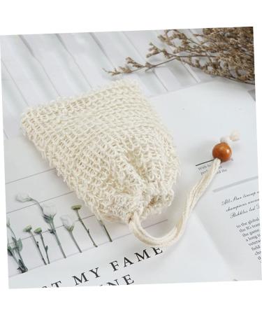 FRCOLOR 20 Pcs Sisal Soap Bags - Exfoliating Natural Soap Saver Pouches for Bathing | Eco-Friendly Soap Holder & Mesh Cleansing Net - Buy Online on GoSupps.com