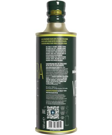 BENVOLIO 1938 Cold Pressed Extra Virgin Olive Oil - 500 ml - 100% ITALIAN Metallic Gourmet Bottle - Buy Online on GoSupps.com