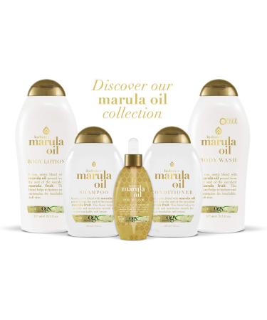 OGX Marula Oil Body Wash - 19.5 Fl Oz | Moisturizing Formula for Dry, Oily, Normal & Combination Skin | Silicone-Free - Buy Online on GoSupps.com