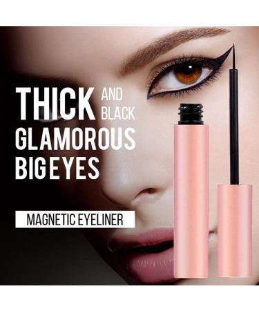 Fast Drying Magnetic Black Eyeliner for Women | Waterproof & Durable Liquid Eyeliner Easy to Carry | Welding & Wipe Resistant - Buy Online on GoSupps.com