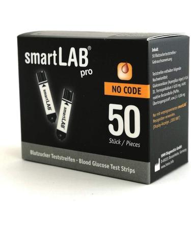 Buy SmartLab Blood Sugar Test Strips - 50 Count Box for SmartLab Devices (Not Compatible with SmartLab NG) - Buy Online on GoSupps.com