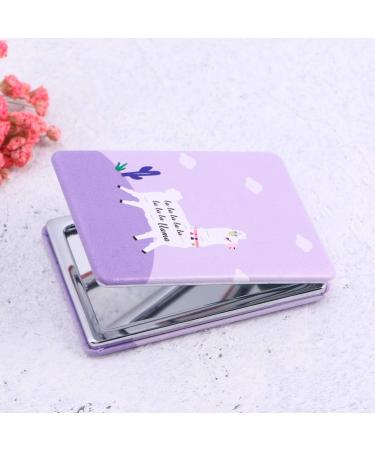 1pc Pocket Mirror Portable Mirror Travel Round Mirror Womens Wallet Pu Mirror Double Side Mirror Folding Mirror Travel Small Mirror for Purses Miss Rearview Mirror Make up - Buy Online on GoSupps.com