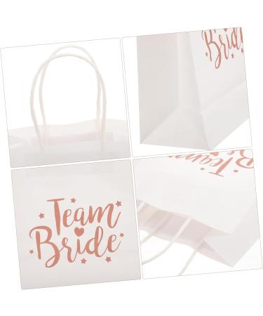 6pcs Wedding Bridesmaid Gift Bag Wedding Party Favor Bags Items for Wedding Welcome Bags Bridal Shower Bags Groomsmen Bags Bride Gift Bag Hen Party Bag Bridesmaid Bag Props Paper - Buy Online on GoSupps.com
