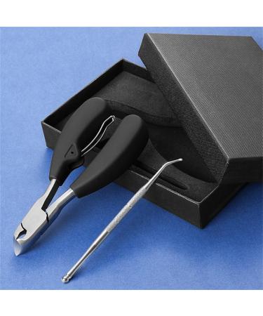 ZSLBMD Nail Trimming Tools Nail Groove Hawksbill Pliers Trimming Thick Nail Tweezers Nail Clippers Stainless Steel Dead Skin Pliers Light Grey Svart - Buy Online on GoSupps.com