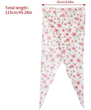 1 Piece Women's Flower Lace Triangular Headscarf Headscarves Hair Bands Headbands Triangle Scarf Hair Scarf Hair Band Hair Accessories Headwear for Women Girls Daily Wear White B - Buy Online on GoSupps.com