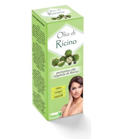 Vaderb Pure castor oil 100ml - Protects hair strengthens restores and softens