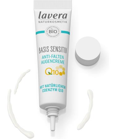 LAVERA Basis Sensitive Anti-Ageing Eye Cream Q10 - 15ml | Revitalize & Nourish | International Shipping Available - Buy Online on GoSupps.com