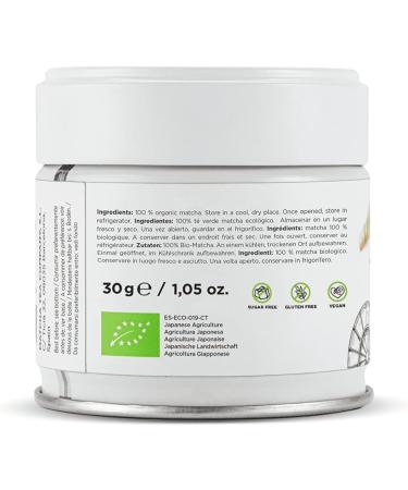Matcha & CO | Th Matcha Biologique Original 100% Qualit C r monielle Sans Pesticides Poudre de Th Vert du Japon 30 g - Buy Online on GoSupps.com