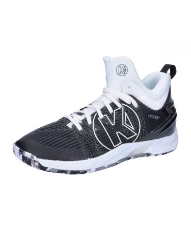 Kempa Unisex Attack Mid Handball Shoes Sports Shoes Sneakers 46 EU Black White
