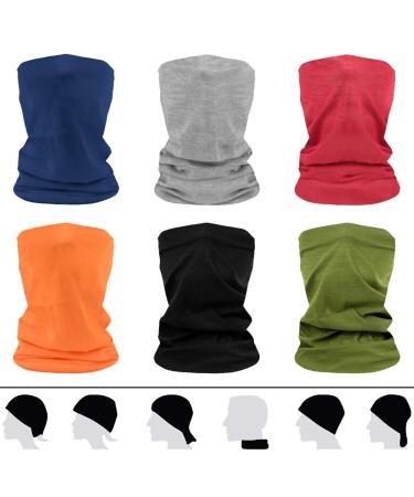 Flintronic multifunctional cloth Face mask Elastic Slong cloth Mundsicht Men/Women Necker Heading Heading Clock Sellment Mask Balaclava Loop-scarf for yoga Hiking #2 Tip a simple
