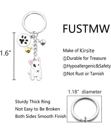 Ensianth Dog Keychain | Perfect Gifts for Dog Lovers | Puppy Paw Print Keyring for Dog Owners - Buy Online on GoSupps.com