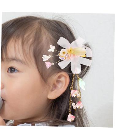 Beaupretty Pink Hair Accessories Pairs tassel flower hair clip pink hair clip hair for kids kid hair flower hair kids hair kids hair clips Hairpin girl Infant Hair Accessories - Buy Online on GoSupps.com