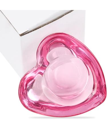Ipetboom Nail Cup Jewelry Dish Nail Dish Manicure Art Dish Dappen Dish Cup Dappen Dish for Acrylic Nails Nail Art Equipment Nail Dampen Dish Nail Art Dish Glass Accessories Pink - Buy Online on GoSupps.com