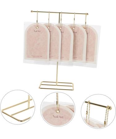 DOITOOL 1 Set Nail Art Display Cardboard Fake Nails Show Rack Nail Salon Supply Nail Display Cards Manicure Showing Holder Nail Art Showing Holder Autumn and Winter Manicure Tools Iron - Buy Online on GoSupps.com