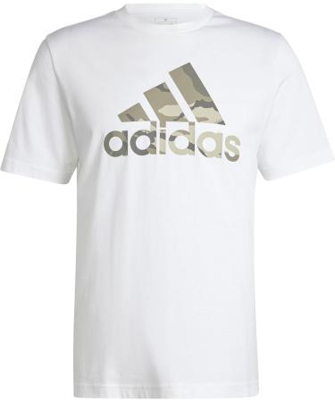 Buy adidas Men's Camo Badge of Sport Graphic Tee T-Shirt XL White - International Shipping Available - Buy Online on GoSupps.com