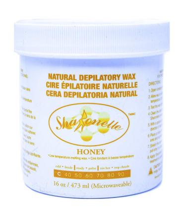 Spa Ronelle Natural Depilatory Wax Microwavable Honey 16oz