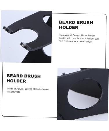 Beavorty Acrylic Stand for Safety Razor & Brush Holder - Premium Mounted Brush Bracket for Men s Grooming - Buy Online on GoSupps.com