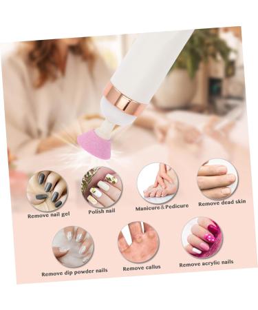 Healeved 2 Sets Nail Polisher Wireless Nail Drill Portable Nail Drill Nail Grinder Drill for Nails Professional Brushless Nail Kits Nail Shaper Electric Plastic White Nail File - Buy Online on GoSupps.com