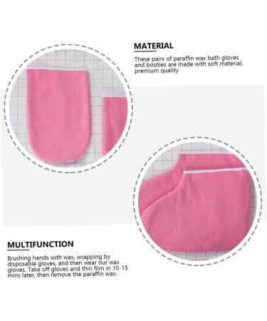 minkissy 2ensembles Mitaines Et Couvre Bain De Paraffine Mitaines Et Housses De Spa Pour Soins Mains - Buy Online on GoSupps.com