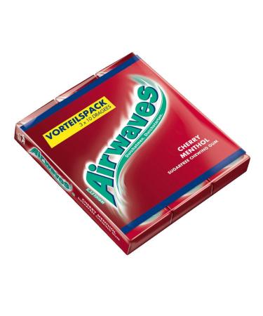Airwaves Cherry Menthol Chewing Gum - 20 Packs of 30 Dragees | International Shipping - Buy Online on GoSupps.com