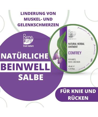 Benepura Legwell Ointment - High-Dose Natural Pain Relief for Back Knee Neck Shoulder Muscle & Joint Pain - 40ml - Buy Online on GoSupps.com