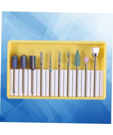 Beavorty 2 Sets Nail File Drill Bits Grit Manicure sand tool nail grinding polisher Nail Art supplies Nail Drill Replacement Bits Gel Nails Bit Cuticle Drill Bits Grinding head alloy 5x1cmx2pcs Yellowx2pcs - Buy Online on GoSupps.com