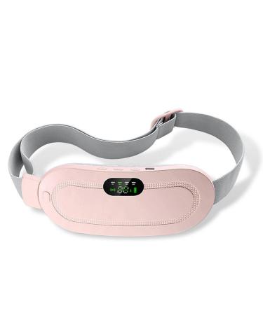 Cramp heating belt electrical cramp belt menstrual heat wrap heating belt heating pillows 4 menstrual heating pillows portable heating pillows support heating belt pink