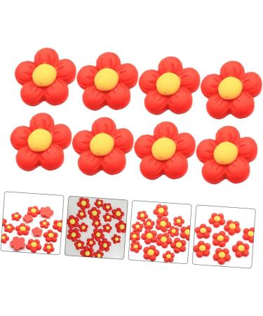 40pcs Diy Accessories Bobby Pins Decorative Hair Pins Decorative Diy Phone Case Decor Resin Phone Case Accessories Resin Crafts Ornament Wedding Jewelry Resin Cabochons Flatback 2.7x2.7x0.7cm Red - Buy Online on GoSupps.com