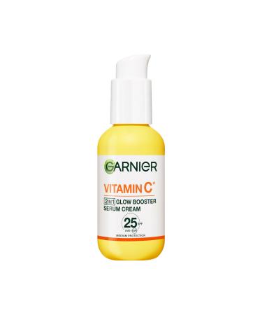 L'Or al Paris Garnier Vitamin C* Glow Booster Serum Cream Makes the skin shine & help reduce pigment spots With Vitamin C* and SPF 2550ml Gives the skin a glow boost