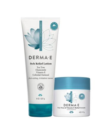 Derma E Soothing Relief Lotion Tea Tree Chamomile & Vitamin E 8 oz (227 g)