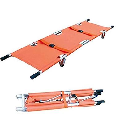 Folding Aluminum Alloy Stretcher First Aid Rescue Stretcher Medical Emergency Stretcher Patient Mover Rescue Stretcher Ambulance Patient Transport for Hospital Home Sports Venues